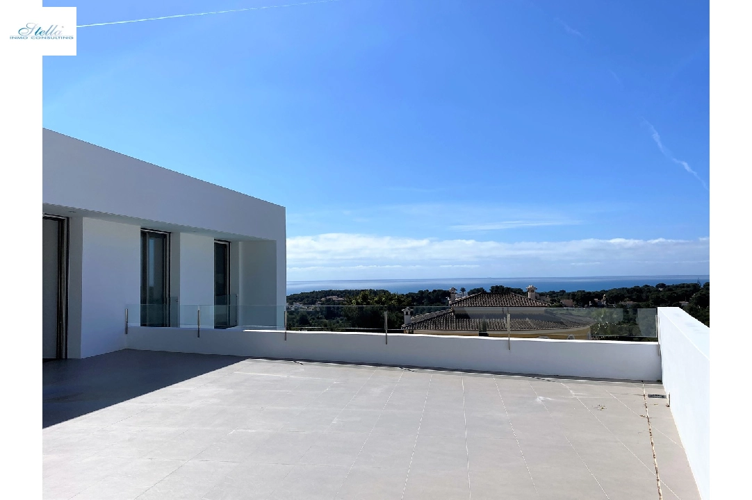 villa en Moraira en vente, construit 410 m², ano de construccion 2014, estado bien cuidado, + calefaccion suelo, aire acondicionado, terrain 1150 m², 4 chambre, 4 salle de bains, piscina, ref.: AS-2422-37