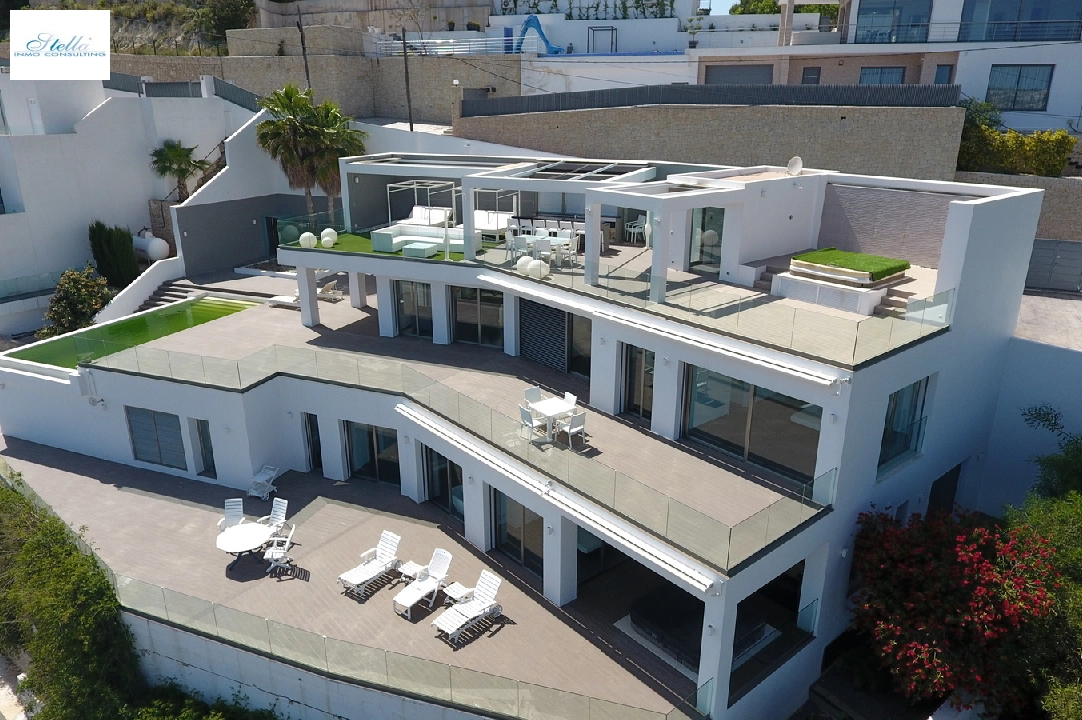 villa en Moraira(Moraira) en vente, construit 400 m², ano de construccion 2014, estado como nuevo, + calefaccion suelo, aire acondicionado, terrain 850 m², 4 chambre, 4 salle de bains, piscina, ref.: AS-2522-13