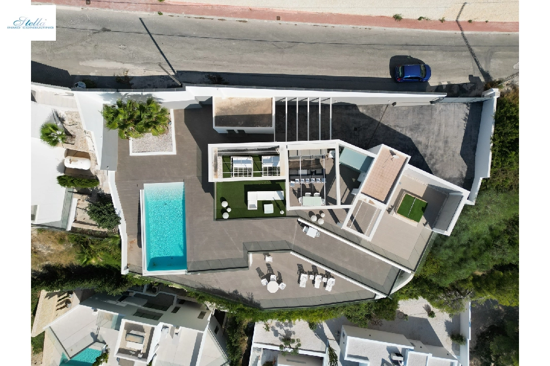 villa en Moraira(Moraira) en vente, construit 400 m², ano de construccion 2014, estado como nuevo, + calefaccion suelo, aire acondicionado, terrain 850 m², 4 chambre, 4 salle de bains, piscina, ref.: AS-2522-7