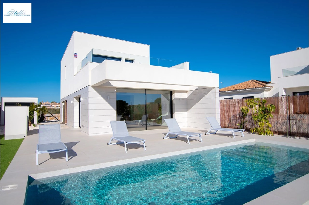 villa en Los Montesinos en vente, construit 159 m², estado nuevo, aire acondicionado, terrain 367 m², 3 chambre, 2 salle de bains, piscina, ref.: HA-MSN-120-E02-1