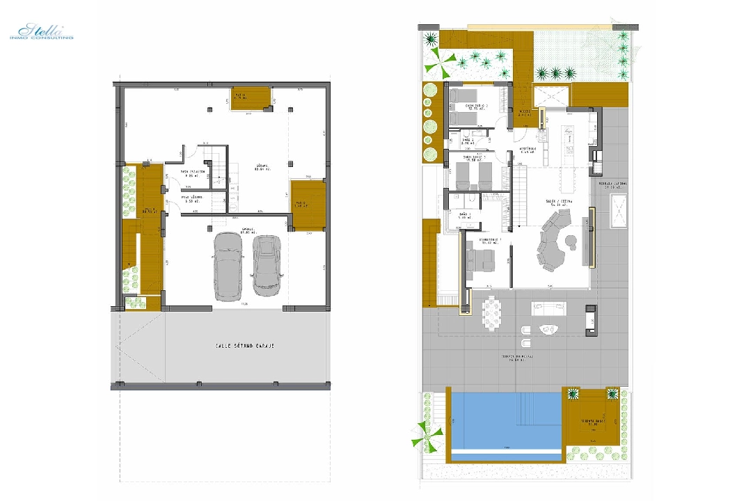 villa en Algorfa en vente, construit 344 m², estado nuevo, + fussboden, aire acondicionado, terrain 465 m², 3 chambre, 2 salle de bains, piscina, ref.: HA-ARN-111-E01-4