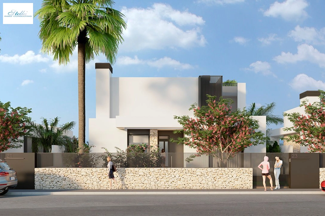 villa en Algorfa en vente, construit 399 m², estado nuevo, + fussboden, aire acondicionado, terrain 469 m², 3 chambre, 3 salle de bains, piscina, ref.: HA-ARN-111-E02-3