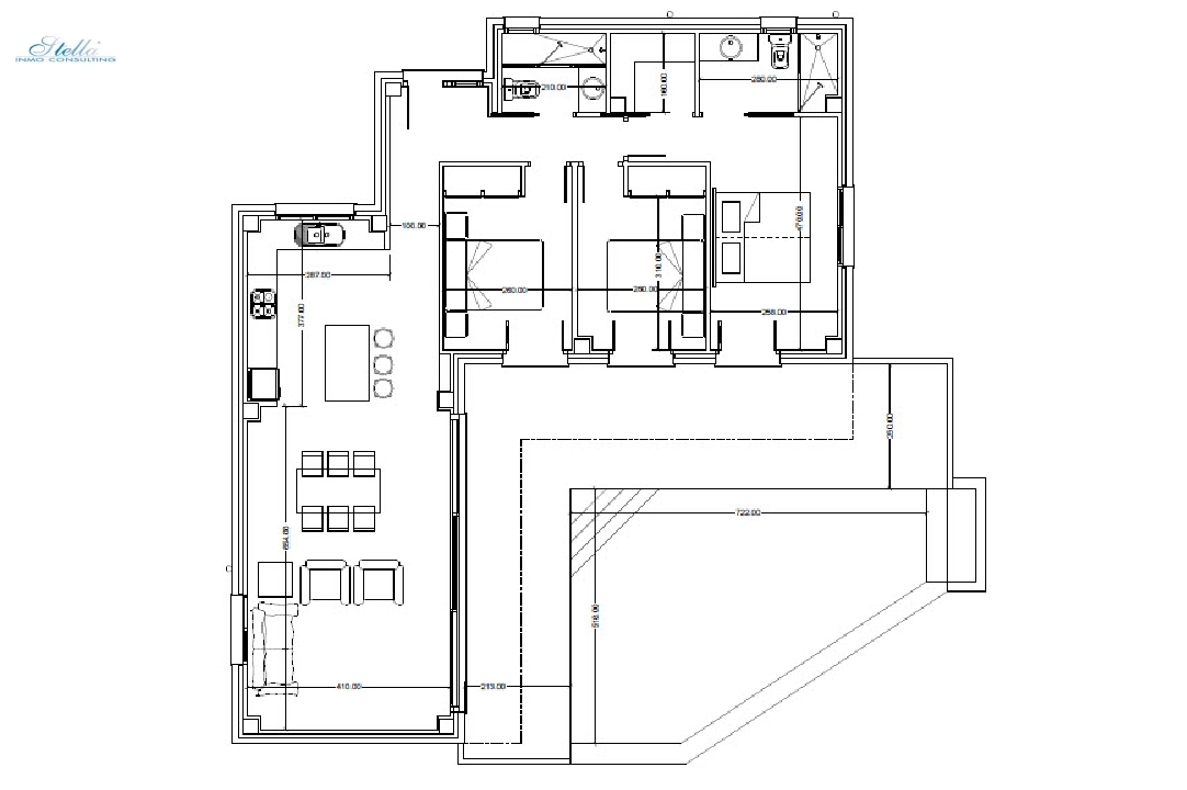 villa en Denia(Galeretes) en vente, construit 177 m², aire acondicionado, terrain 622 m², 3 chambre, 3 salle de bains, ref.: BP-3491DEN-3