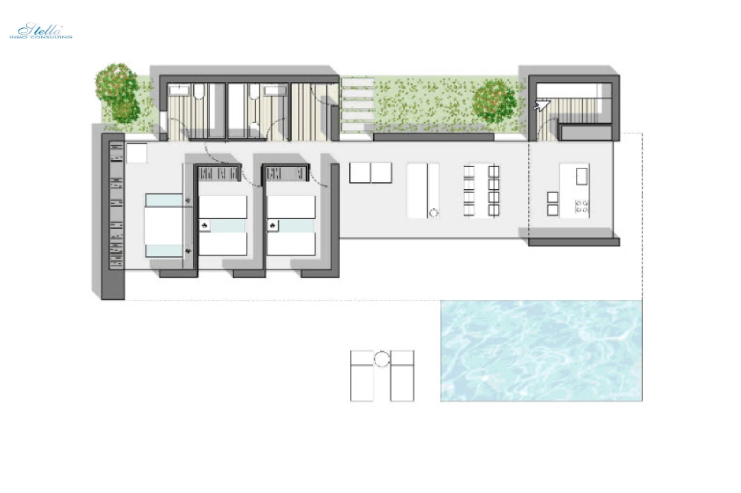 villa en Denia(Santa lucia) en vente, construit 165 m², aire acondicionado, terrain 1167 m², 3 chambre, 2 salle de bains, ref.: BP-3493DEN-3