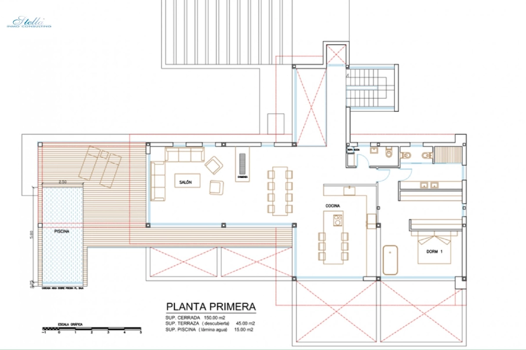 villa en Denia en vente, construit 556 m², aire acondicionado, 5 chambre, 6 salle de bains, piscina, ref.: BS-6951338-37