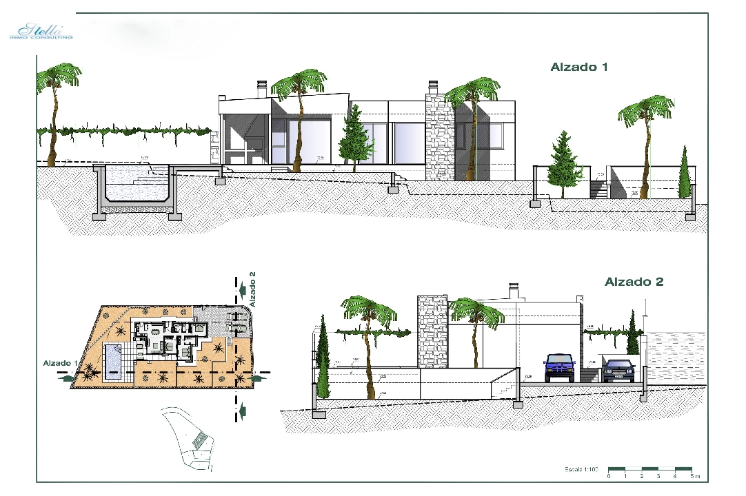villa en Benissa en vente, construit 138 m², ano de construccion 2022, aire acondicionado, terrain 800 m², 3 chambre, 2 salle de bains, piscina, ref.: BI-BE.H-859-6