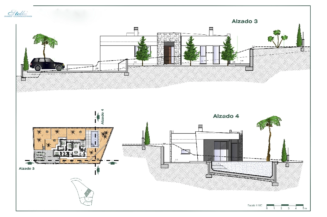 villa en Benissa en vente, construit 138 m², ano de construccion 2022, aire acondicionado, terrain 800 m², 3 chambre, 2 salle de bains, piscina, ref.: BI-BE.H-859-7