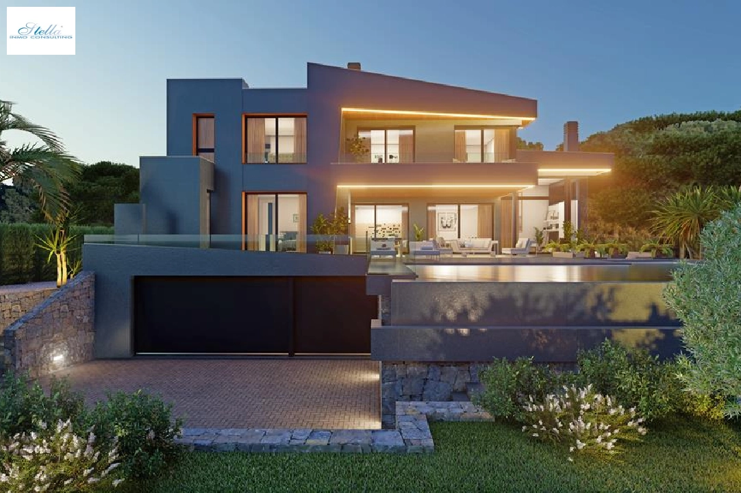 villa en Calpe en vente, construit 345 m², ano de construccion 2022, aire acondicionado, terrain 1600 m², 4 chambre, 4 salle de bains, piscina, ref.: BI-CA.H-424-3