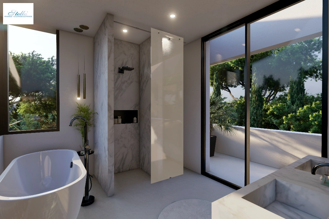 villa en Benissa en vente, construit 286 m², ano de construccion 2022, aire acondicionado, terrain 1 m², 4 chambre, 4 salle de bains, piscina, ref.: PR-PPS3038-3