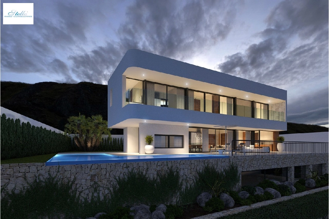 villa en Finestrat en vente, construit 346 m², ano de construccion 2019, + calefaccion suelo, aire acondicionado, terrain 743 m², 5 chambre, 6 salle de bains, piscina, ref.: NL-NLD1113-3