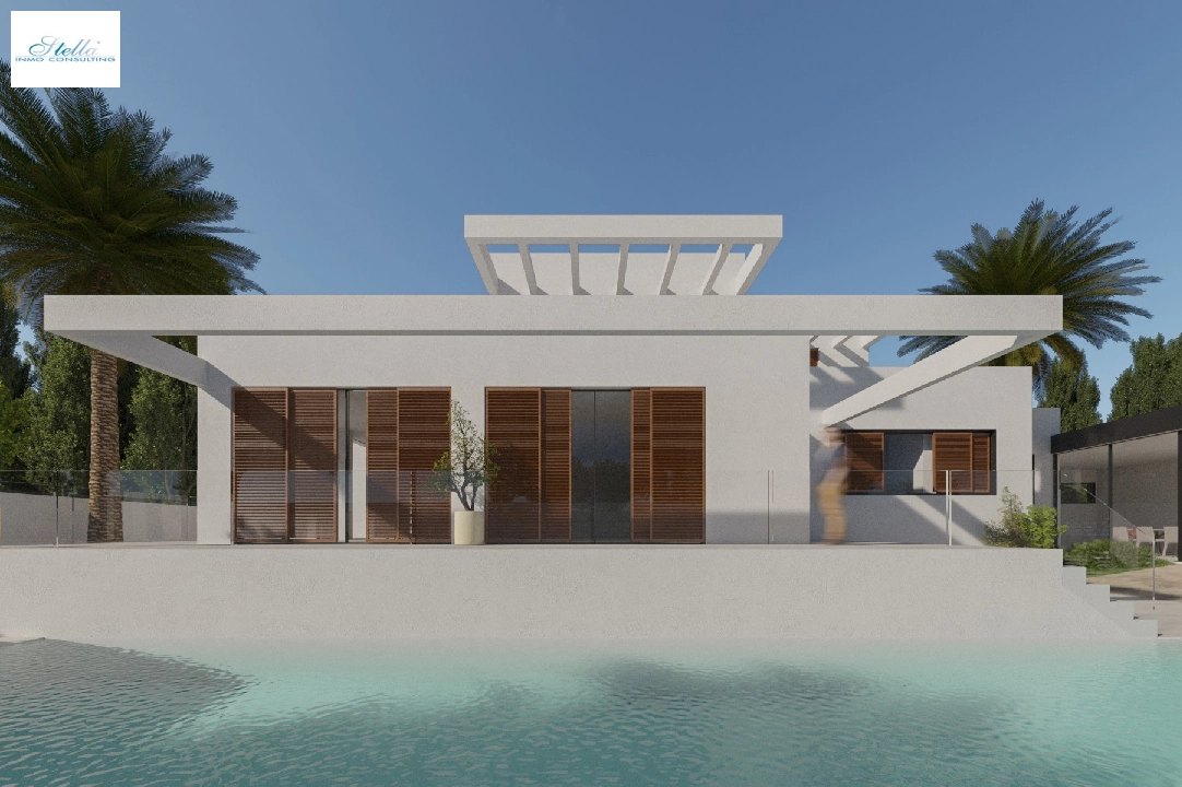 villa en Moraira en vente, construit 298 m², + calefaccion suelo, aire acondicionado, terrain 811 m², 4 chambre, 4 salle de bains, piscina, ref.: NL-NLD1218-4