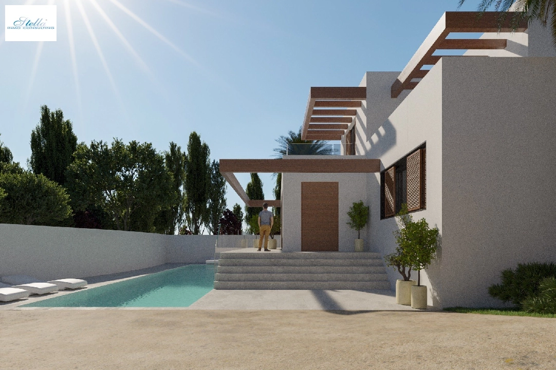 villa en Moraira en vente, construit 298 m², + calefaccion suelo, aire acondicionado, terrain 811 m², 4 chambre, 4 salle de bains, piscina, ref.: NL-NLD1218-6