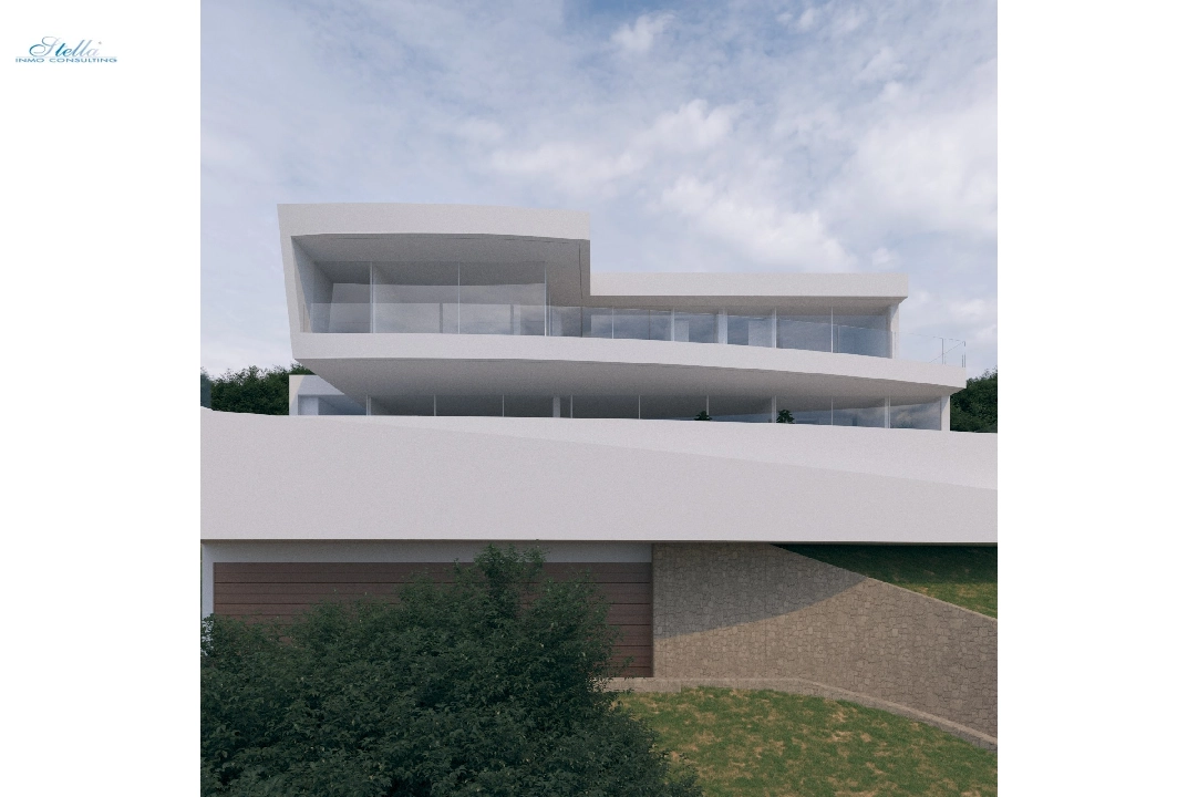 villa en Moraira en vente, construit 600 m², ano de construccion 2022, + calefaccion suelo, aire acondicionado, terrain 1237 m², 4 chambre, 4 salle de bains, piscina, ref.: NL-NLD1219-5