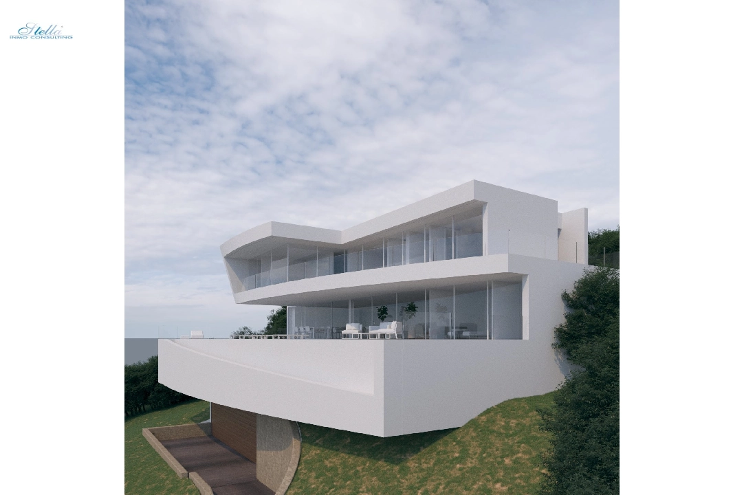 villa en Moraira en vente, construit 600 m², ano de construccion 2022, + calefaccion suelo, aire acondicionado, terrain 1237 m², 4 chambre, 4 salle de bains, piscina, ref.: NL-NLD1219-9