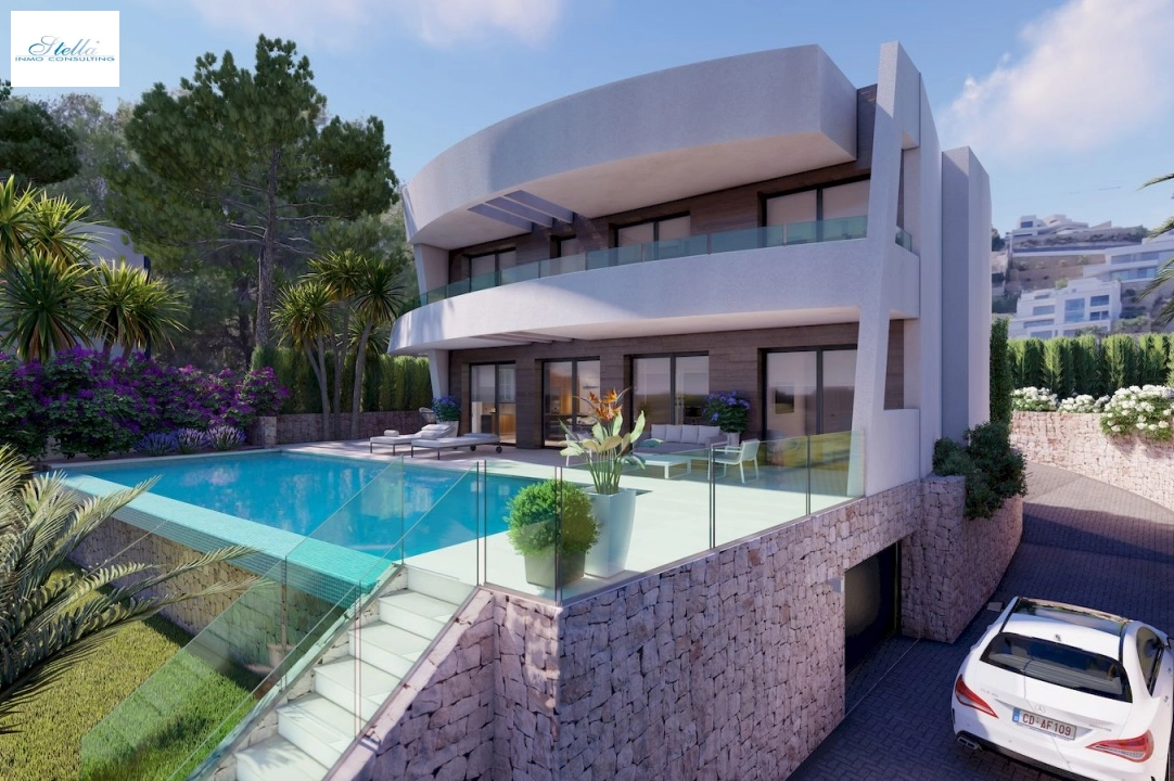 villa en Moraira en vente, ano de construccion 2022, + calefaccion suelo, aire acondicionado, terrain 802 m², 4 chambre, 4 salle de bains, piscina, ref.: NL-NLD1360-1