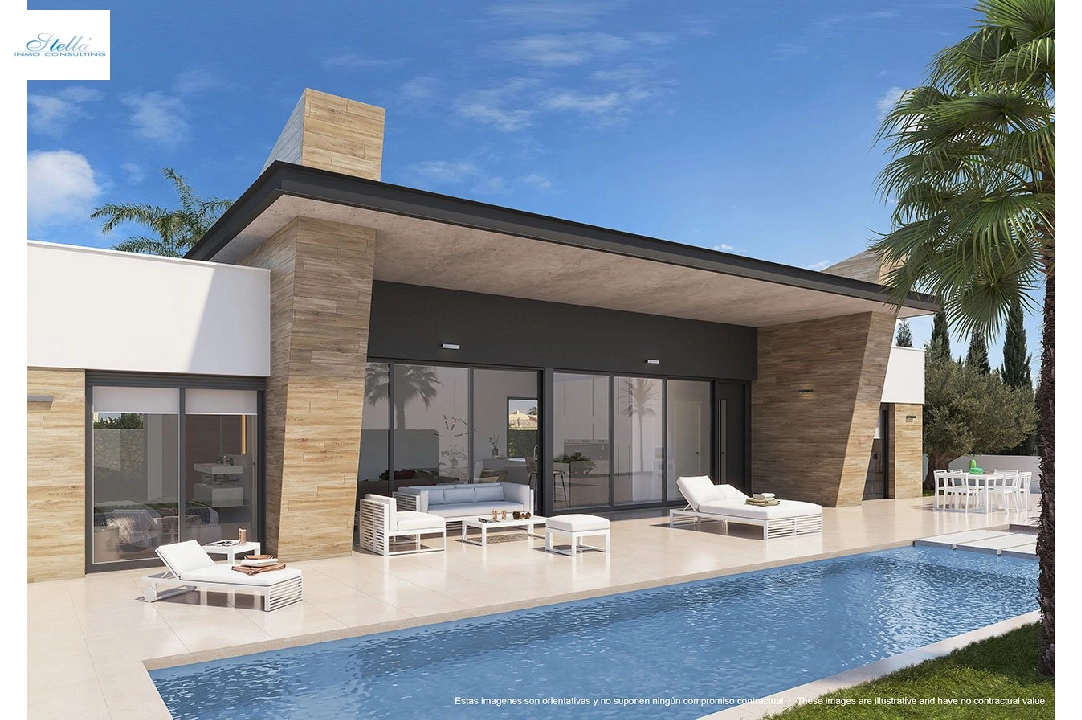 villa en Ciudad Quesada en vente, construit 150 m², estado nuevo, terrain 530 m², 3 chambre, 3 salle de bains, piscina, ref.: HA-CQN-101-E01-2
