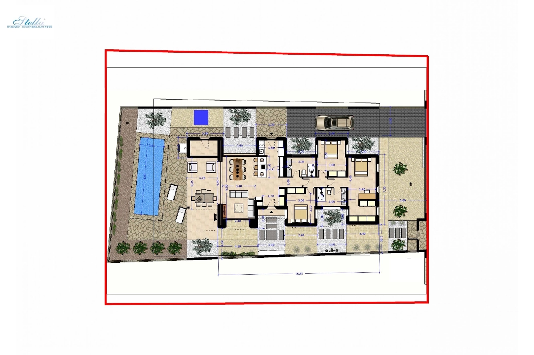 villa en Alfaz del Pi(Arabi) en vente, construit 240 m², aire acondicionado, terrain 510 m², 3 chambre, 2 salle de bains, ref.: BP-3544ALF-15