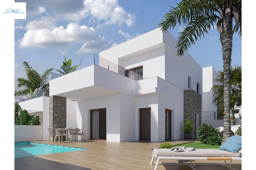 villa en Entrenaranjos en vente, construit 139 m², estado nuevo, terrain 174 m², 3 chambre, 3 salle de bains, piscina, ref.: HA-ENN-200-E01-1