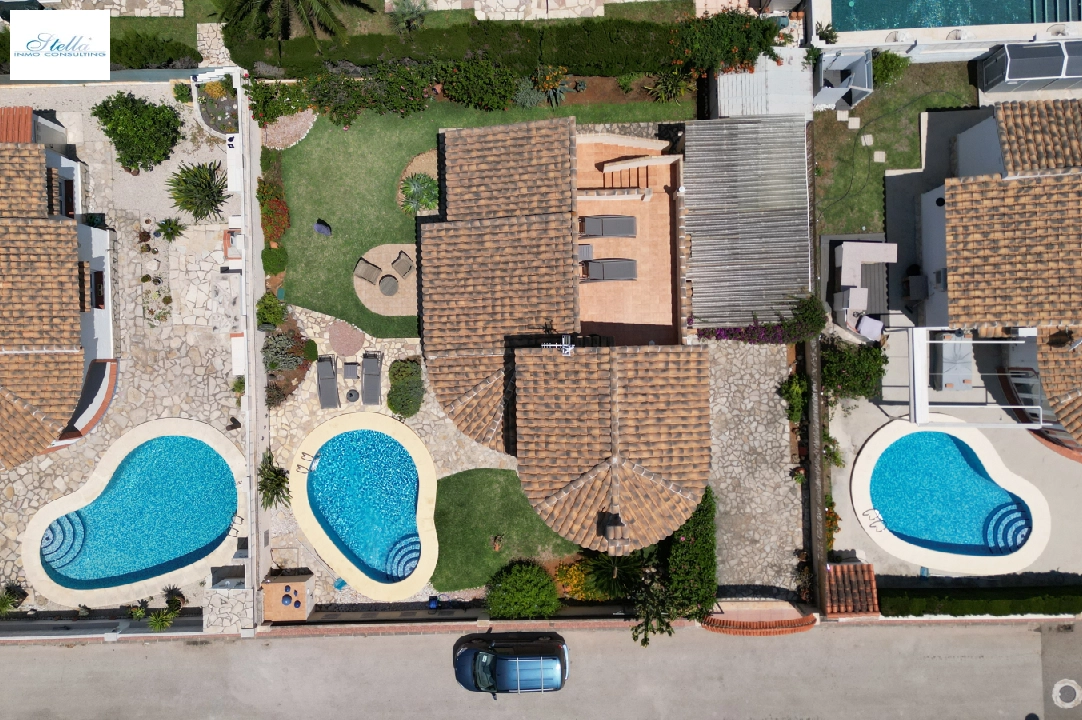 villa en Els Poblets en location de vacances, construit 107 m², ano de construccion 1998, estado bien cuidado, + KLIMA, aire acondicionado, terrain 400 m², 3 chambre, 2 salle de bains, piscina, ref.: T-0223-18