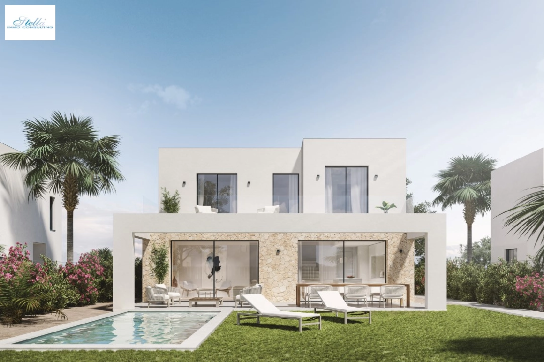 appartement en Sa Rapita(Carrer Estepa, 206 210, 07639 Campos, Illes Balear) en vente, construit 143 m², terrain 570 m², 3 chambre, 3 salle de bains, piscina, ref.: TW-VILLAS-DSR-72-1