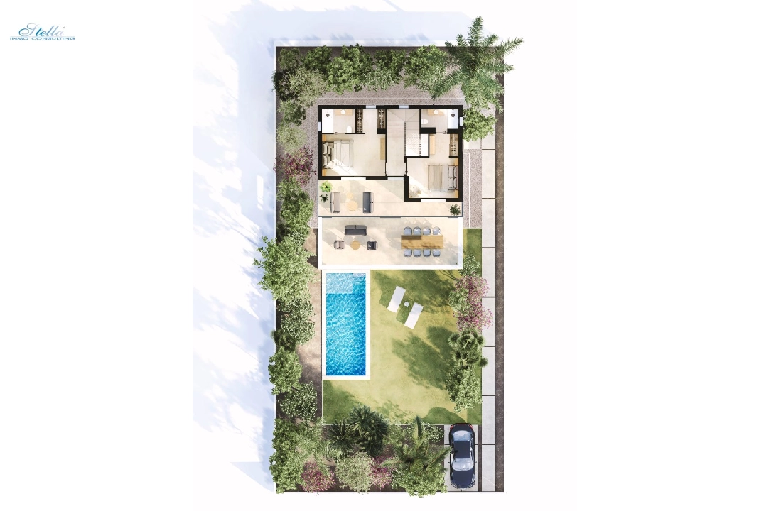 appartement en Sa Rapita(Carrer Estepa, 206 210, 07639 Campos, Illes Balear) en vente, construit 143 m², terrain 570 m², 3 chambre, 3 salle de bains, piscina, ref.: TW-VILLAS-DSR-72-21