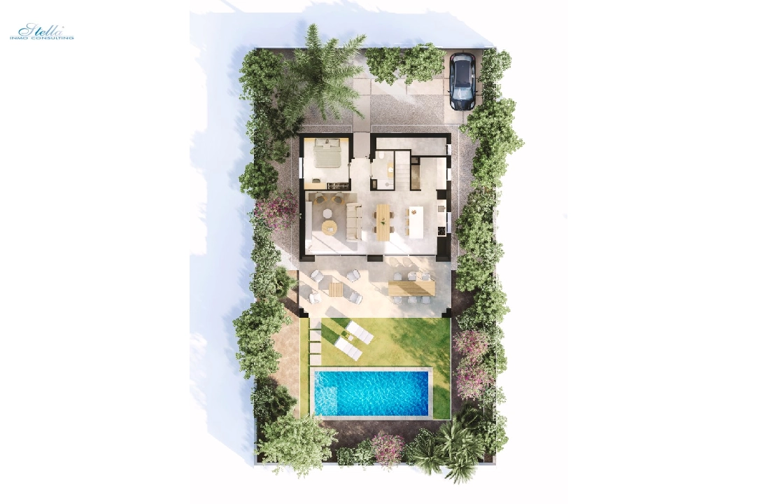 appartement en Sa Rapita(Carrer Estepa, 206 210, 07639 Campos, Illes Balear) en vente, construit 143 m², terrain 570 m², 3 chambre, 3 salle de bains, piscina, ref.: TW-VILLAS-DSR-72-24