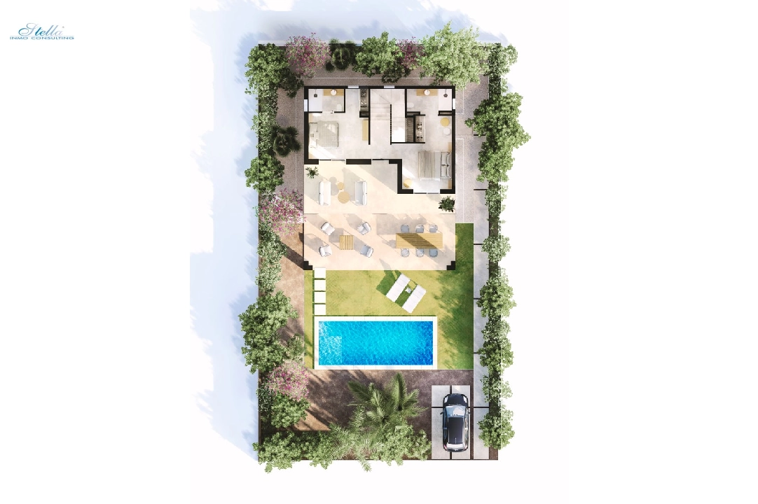 appartement en Sa Rapita(Carrer Estepa, 206 210, 07639 Campos, Illes Balear) en vente, construit 143 m², terrain 570 m², 3 chambre, 3 salle de bains, piscina, ref.: TW-VILLAS-DSR-72-25
