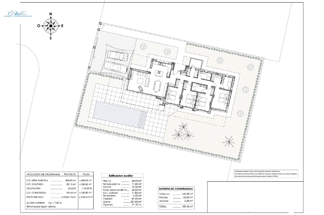 villa en Calpe(Pla Roig) en vente, construit 453 m², aire acondicionado, terrain 800 m², 4 chambre, 3 salle de bains, ref.: BP-4143CAL-3