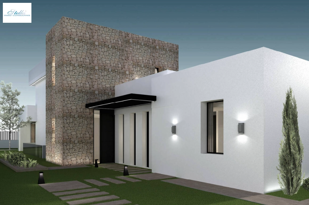 villa en Moraira(Pla del Mar) en vente, construit 280 m², ano de construccion 2023, aire acondicionado, terrain 817 m², 3 chambre, 3 salle de bains, piscina, ref.: BI-MT.H-768-2