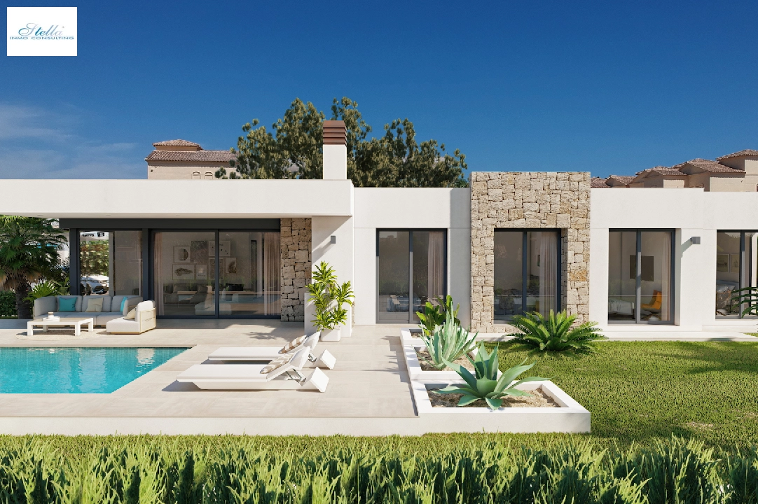 villa en Calpe en vente, construit 192 m², aire acondicionado, terrain 800 m², 4 chambre, 3 salle de bains, piscina, ref.: BI-CA.H-442-1