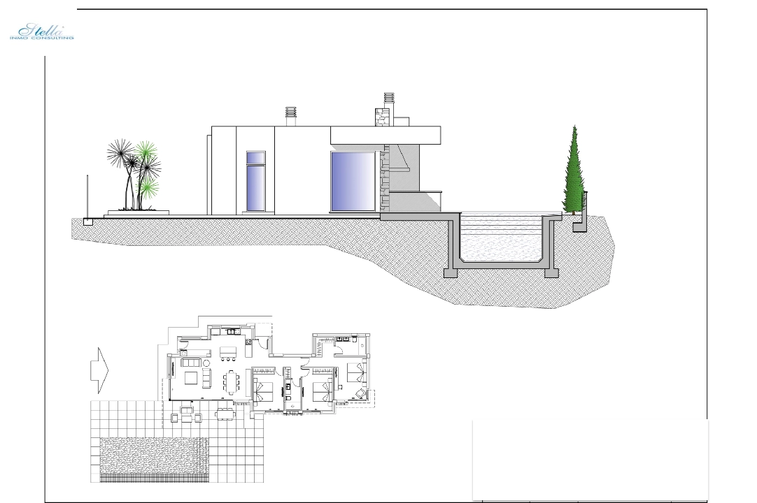 villa en Calpe en vente, construit 166 m², aire acondicionado, terrain 800 m², 3 chambre, 2 salle de bains, piscina, ref.: BI-CA.H-443-9