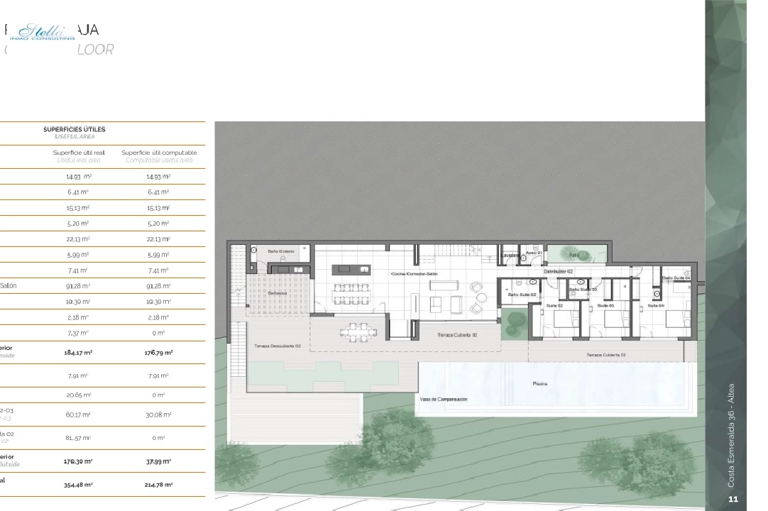 villa en Altea(La Vella) en vente, construit 470 m², aire acondicionado, terrain 1143 m², 4 chambre, 4 salle de bains, piscina, ref.: BP-6378ALT-9