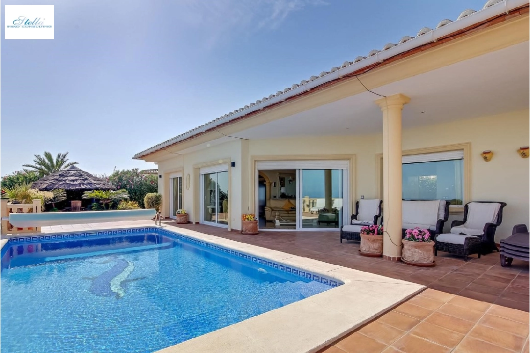 villa en Moraira(Benimeit) en vente, construit 370 m², aire acondicionado, terrain 785 m², 4 chambre, 3 salle de bains, ref.: BP-6376MOR-2