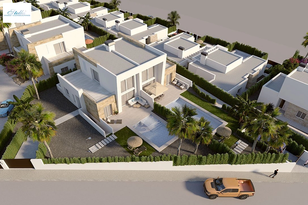 casa duplex en Algorfa en vente, construit 167 m², estado nuevo, aire acondicionado, terrain 210 m², 3 chambre, 2 salle de bains, piscina, ref.: HA-ARN-112-D01-10