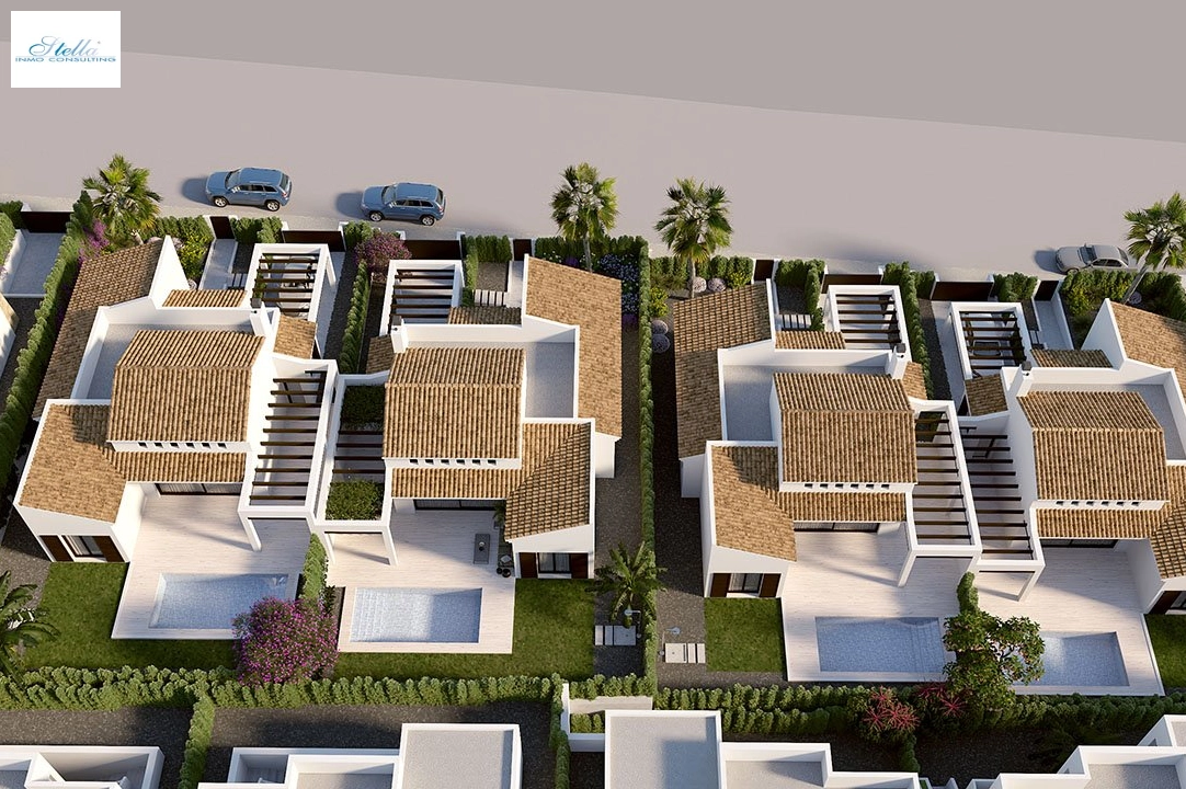 villa en Algorfa en vente, construit 205 m², estado nuevo, aire acondicionado, terrain 437 m², 3 chambre, 2 salle de bains, piscina, ref.: HA-ARN-112-E02-5