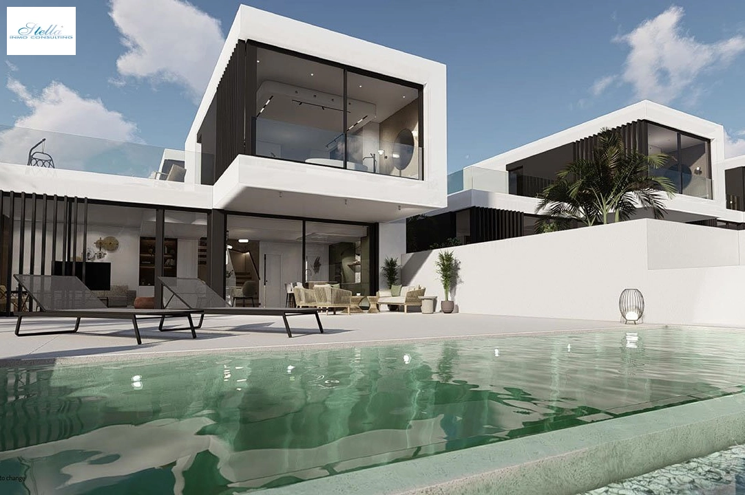 villa en Rojales en vente, construit 306 m², estado nuevo, aire acondicionado, terrain 286 m², 4 chambre, 3 salle de bains, piscina, ref.: HA-RON-434-E01-1