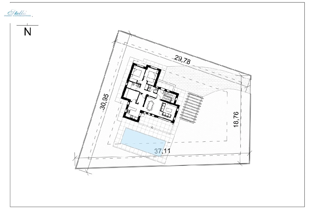 villa en Calpe(Buenavista) en vente, construit 154 m², aire acondicionado, terrain 822 m², 3 chambre, 2 salle de bains, ref.: BP-6399CAL-9