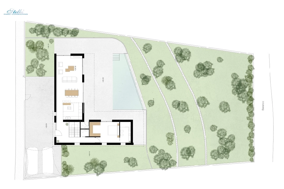 villa en Benissa(La Fustera) en vente, construit 705 m², terrain 1040 m², 4 chambre, 3 salle de bains, ref.: BP-3577BEN-15
