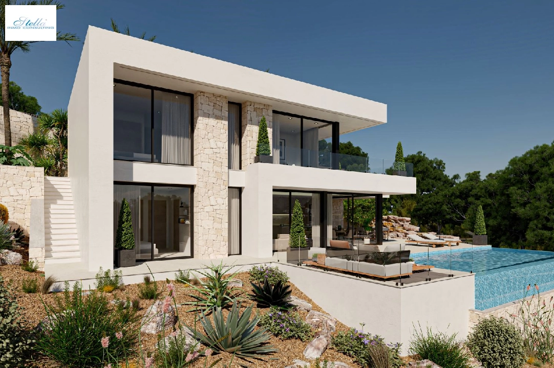 villa en Pedreguer en vente, construit 182 m², aire acondicionado, terrain 1535 m², 3 chambre, 3 salle de bains, piscina, ref.: UM-UV-MERAK-1