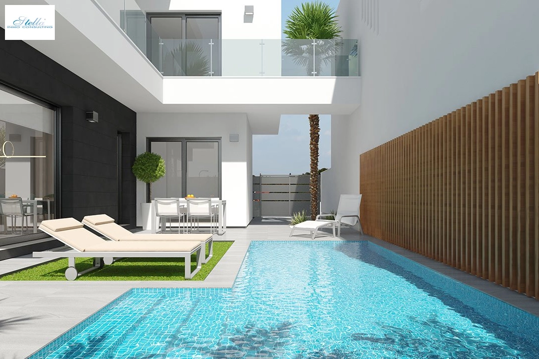 villa en Los Alcazares en vente, construit 166 m², estado nuevo, terrain 180 m², 3 chambre, 2 salle de bains, piscina, ref.: HA-LAN-330-E01-3