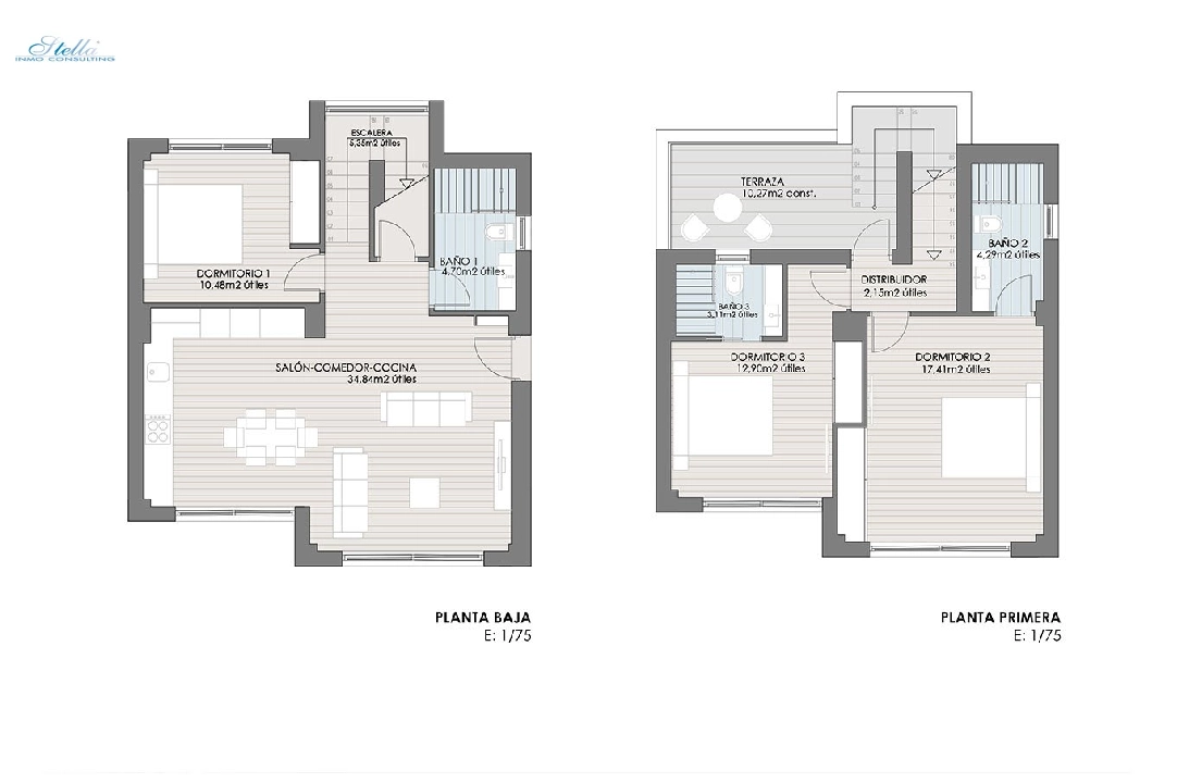 villa en Muchamiel en vente, construit 169 m², estado nuevo, terrain 388 m², 3 chambre, 3 salle de bains, piscina, ref.: HA-MMN-100-E01-19