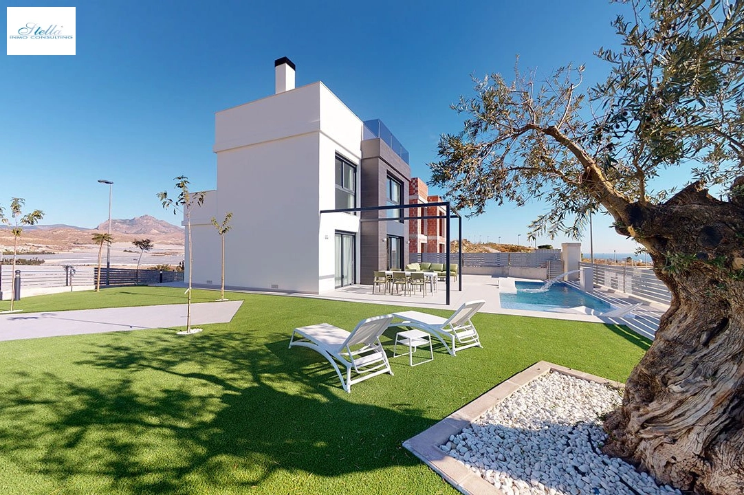 villa en Muchamiel en vente, construit 169 m², estado nuevo, terrain 388 m², 3 chambre, 3 salle de bains, piscina, ref.: HA-MMN-100-E01-3