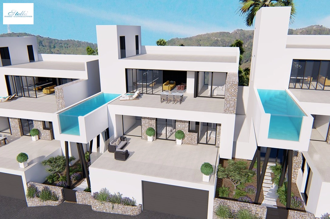 villa en Rojales en vente, construit 250 m², estado nuevo, aire acondicionado, terrain 390 m², 3 chambre, 3 salle de bains, piscina, ref.: HA-RON-520-E02-1