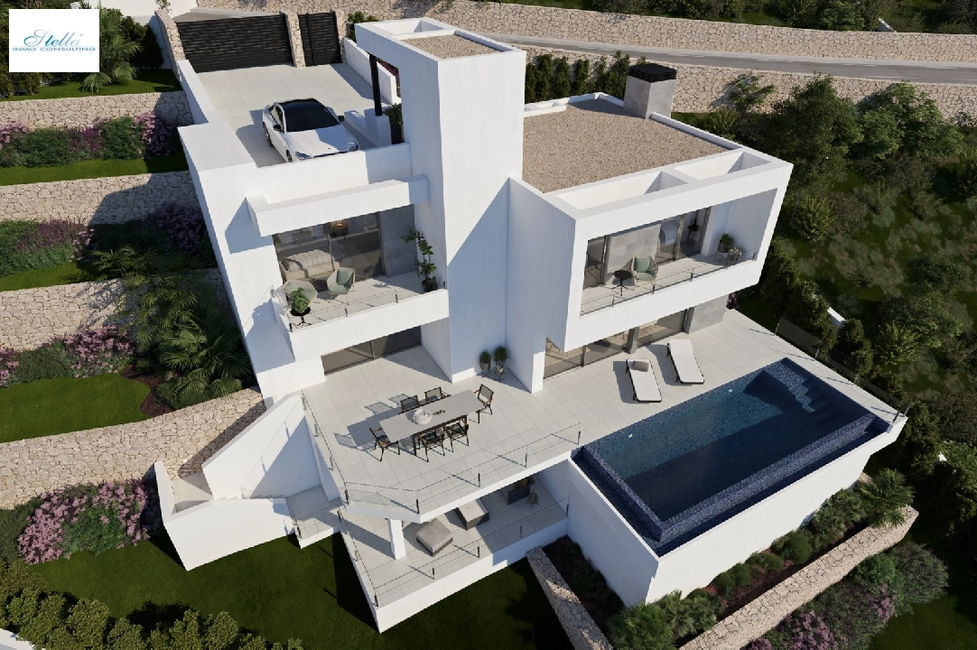 villa en Cumbre del Sol(Lirios Sunrise) en vente, construit 169 m², terrain 805 m², 3 chambre, 3 salle de bains, piscina, ref.: VA-AL031-2