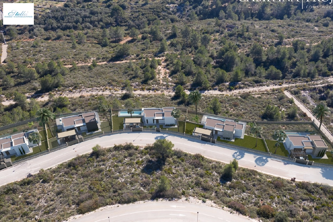 villa en Pedreguer(Monte Solana) en vente, construit 230 m², aire acondicionado, terrain 719 m², 3 chambre, 2 salle de bains, piscina, ref.: BP-3578PED-6