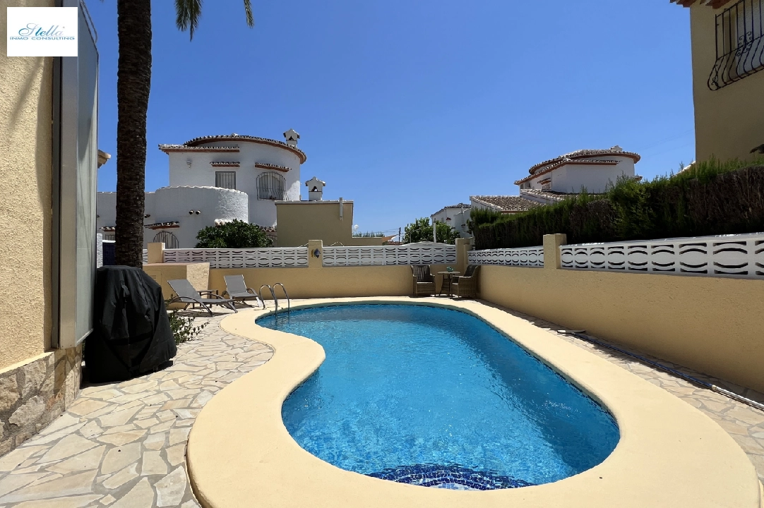 villa en Els Poblets en location de vacances, construit 134 m², ano de construccion 2001, estado bien cuidado, + KLIMA, aire acondicionado, terrain 413 m², 2 chambre, 2 salle de bains, piscina, ref.: T-0523-15