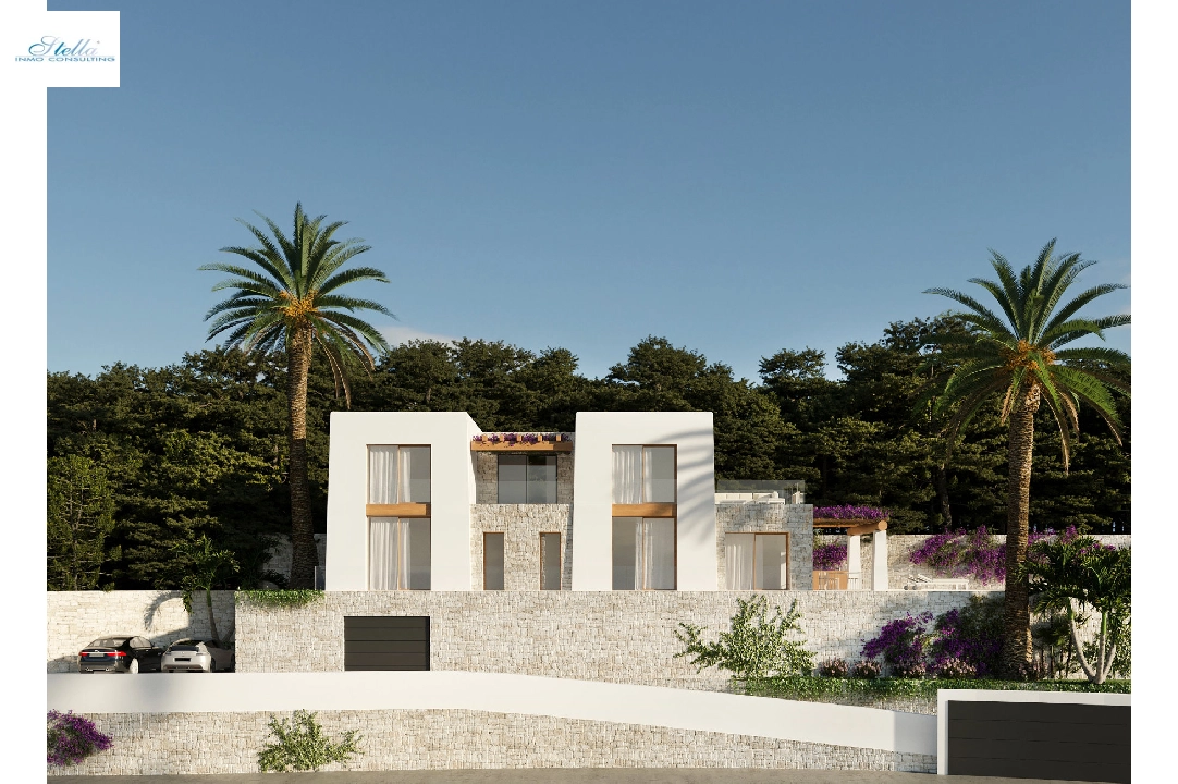 villa en Benissa(Montemar) en vente, construit 450 m², ano de construccion 2023, aire acondicionado, terrain 800 m², 3 chambre, 3 salle de bains, piscina, ref.: BI-BE.H-880-3