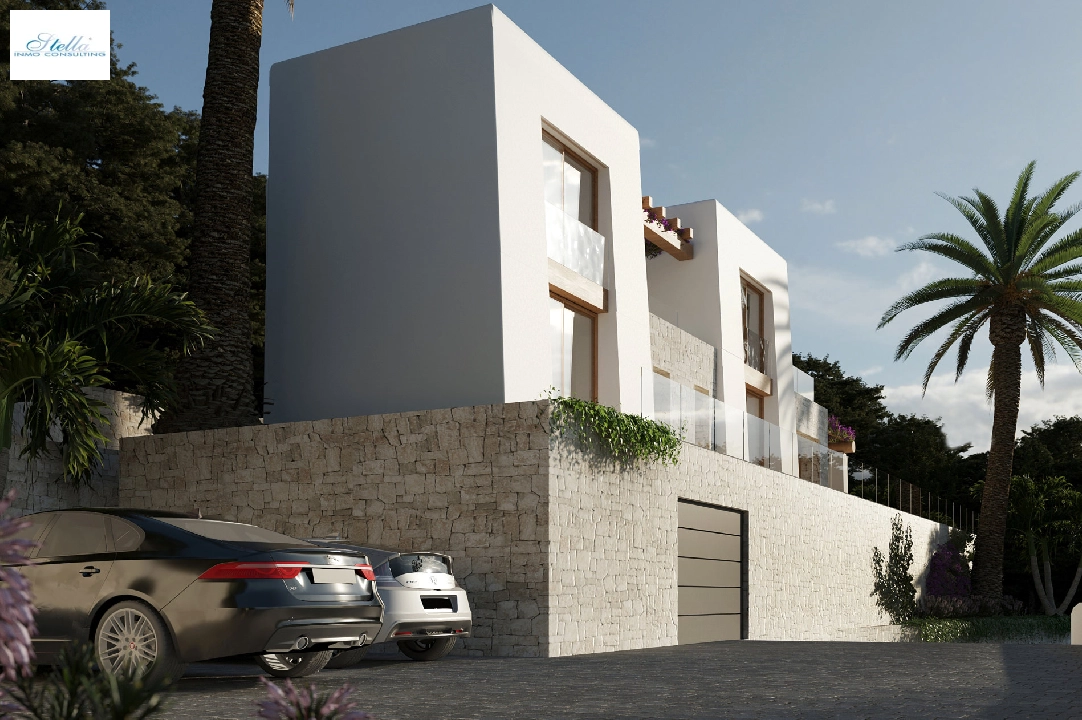 villa en Benissa(Montemar) en vente, construit 450 m², ano de construccion 2023, aire acondicionado, terrain 800 m², 3 chambre, 3 salle de bains, piscina, ref.: BI-BE.H-880-5