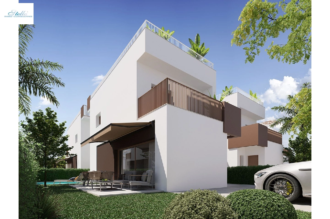 villa en La Marina en vente, construit 168 m², estado nuevo, aire acondicionado, terrain 216 m², 3 chambre, 3 salle de bains, piscina, ref.: HA-MAN-253-E02-4