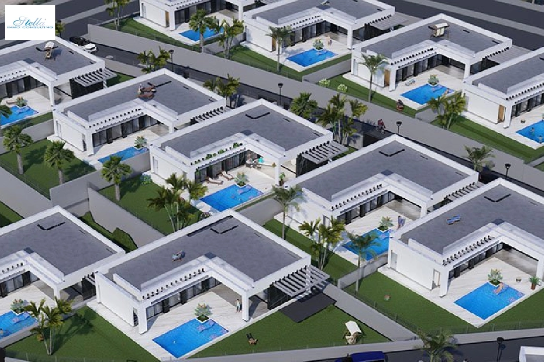 villa en Algorfa en vente, construit 295 m², estado nuevo, terrain 472 m², 3 chambre, 2 salle de bains, piscina, ref.: HA-ARN-140-E01-14